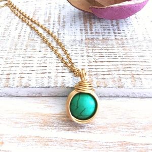 Boho Turquoise necklace